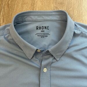 RHONE Men's Commuter Short Sleeve Button Down Shirt